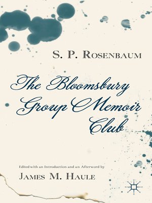 cover image of The Bloomsbury Group Memoir Club